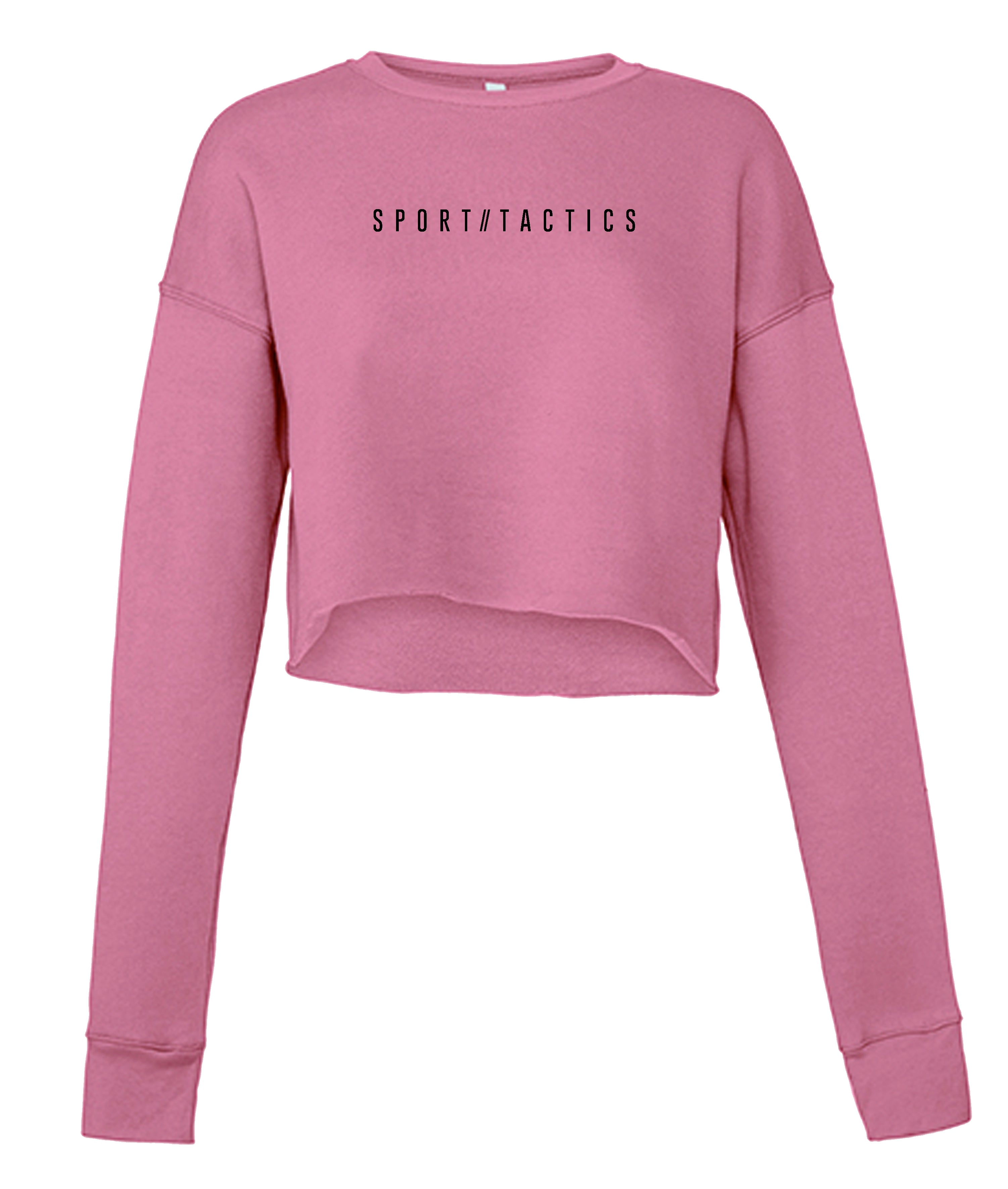 Damen URBAN CROPPED FLEECE CREWNECK