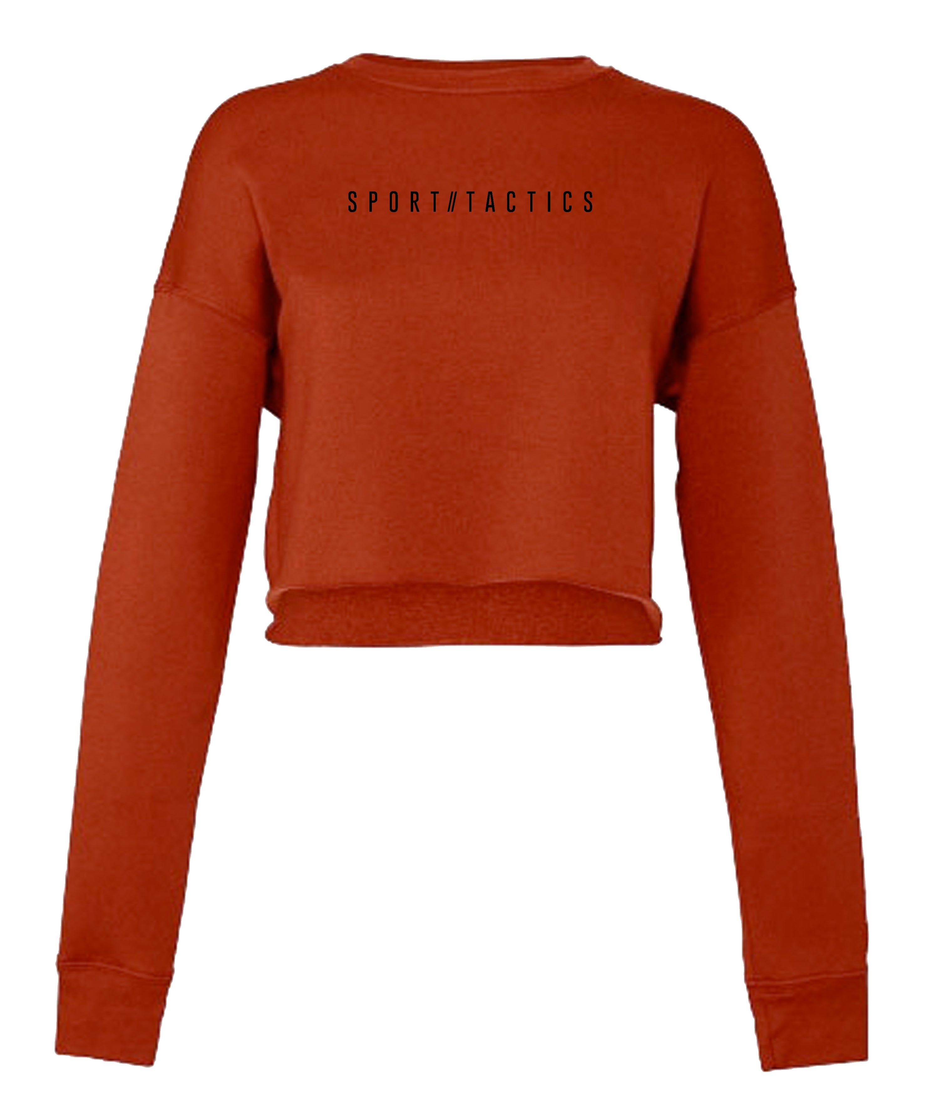 Damen URBAN CROPPED FLEECE CREWNECK